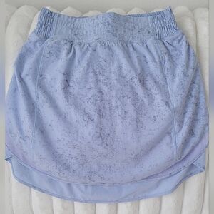 Lululemon Athletica Blue Bubble Mini Skirt